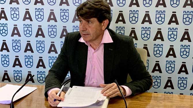 Juan Carlos Sánchez Mesón, portavoz de la Diputación.