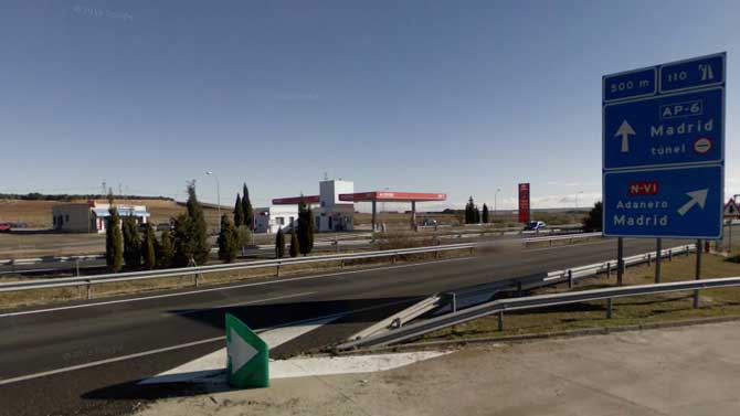 Autov&iacute;a A-6 en &Aacute;vila.