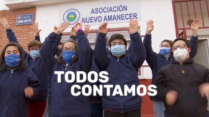 Imagen del vídeo del Día Internacional de la Discapacidad.