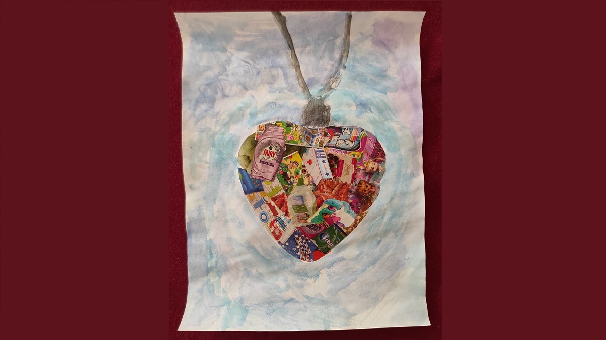 Dibujo ganador del concurso de Tarjetas Navideñas del Ayuntamiento de Ávila