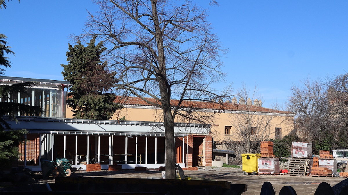 Obras en el palacio de los Águila.