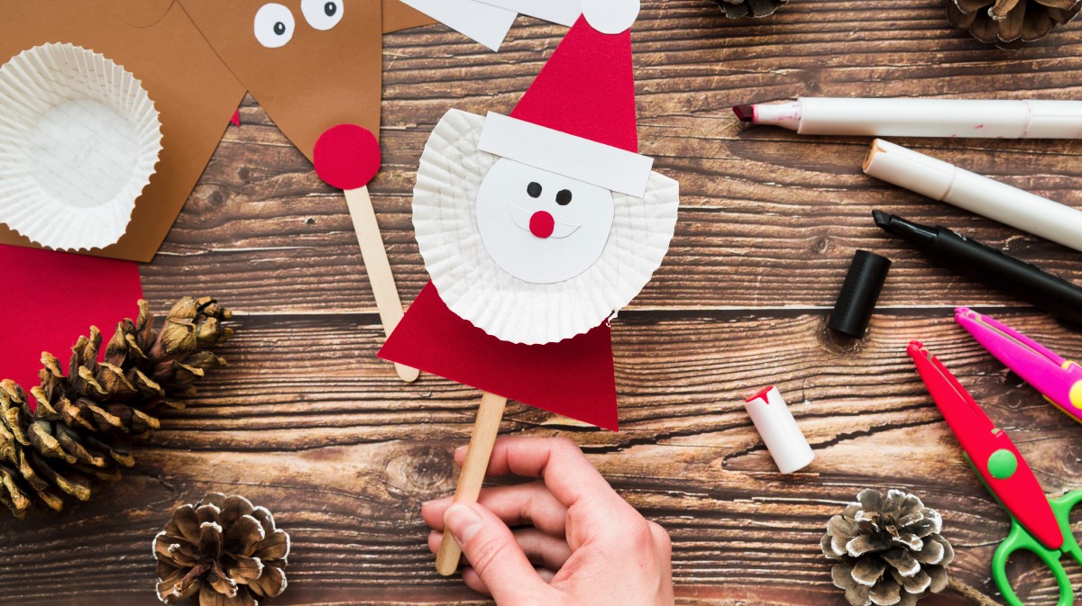 Taller de manualidades de Navidad.