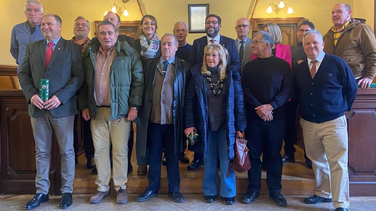 Homenaje a los empleados del Ayuntamiento de Avila que se han jubilado en el último año.