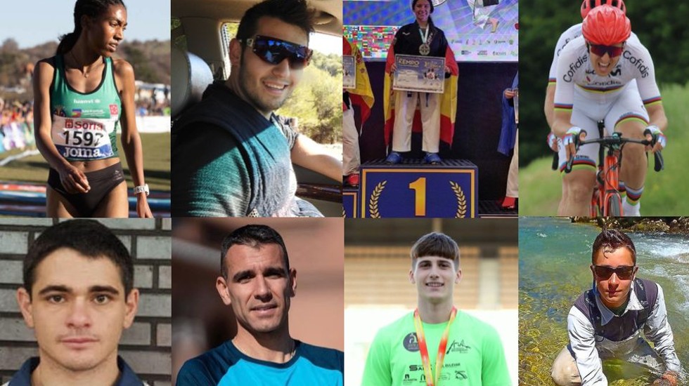 Deportistas y entrenadores de Ávila premiados por la excelencia deportiva.