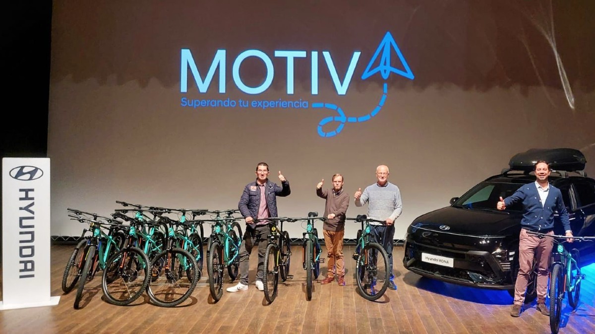 Fundabem recibe una donación de bicicletas de Hyundai España.