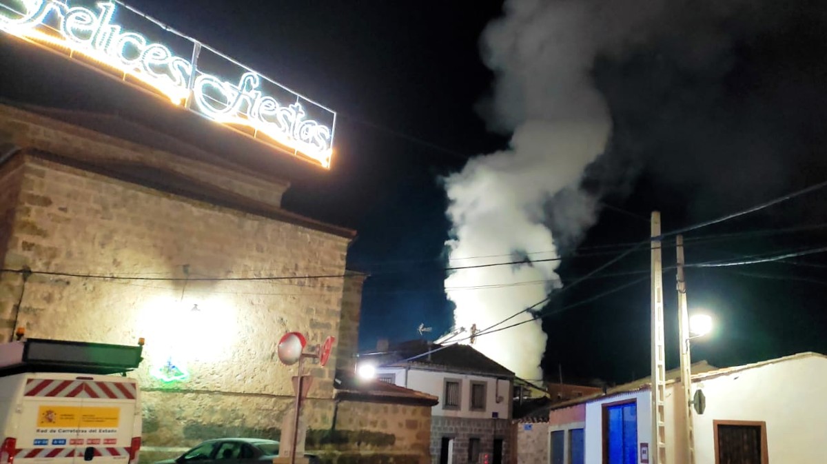 Incendo de una casa en El Fresno en Nochebuena.