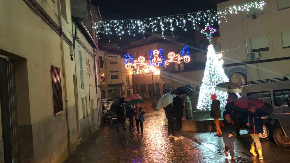 Iluminación de Navidad en El Arenal.