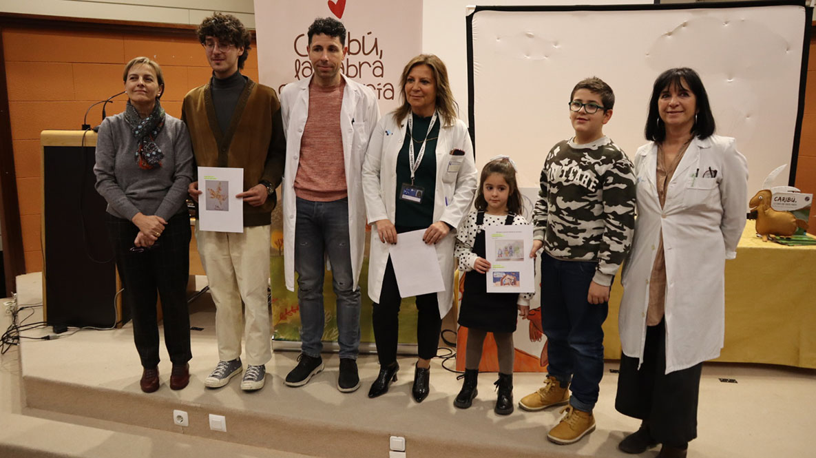 Premiados junto a miembros del Complejo Asistencial de Ávila