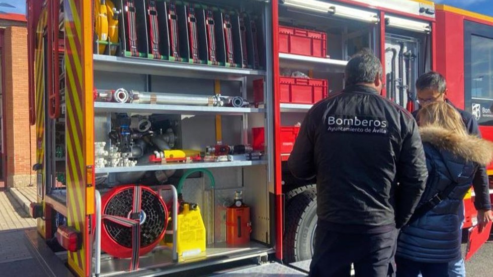 Nuevo camión en el parque de Ávila.