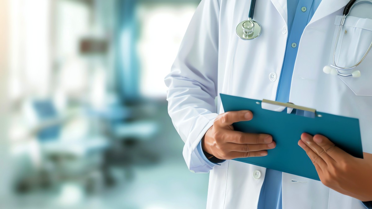 Imagen de archivo de un médico.