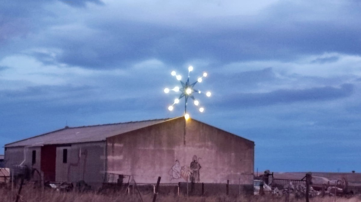Iluminación de Navidad en Vega de Santa María.
