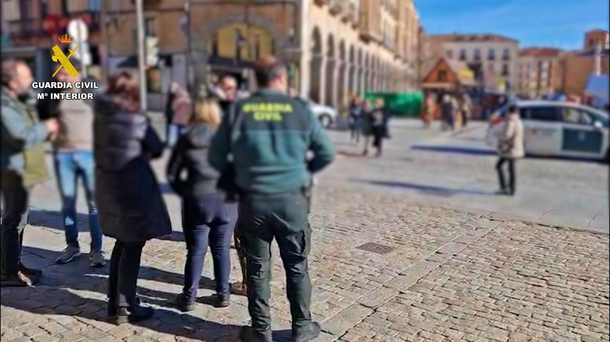 Localización en Ávila de la joven desaparecida.