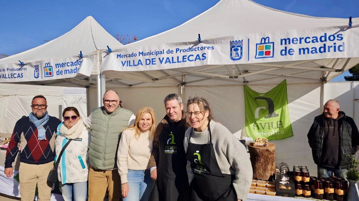 Empresas de Ávila en el Mercado de Productores de Vallecas.