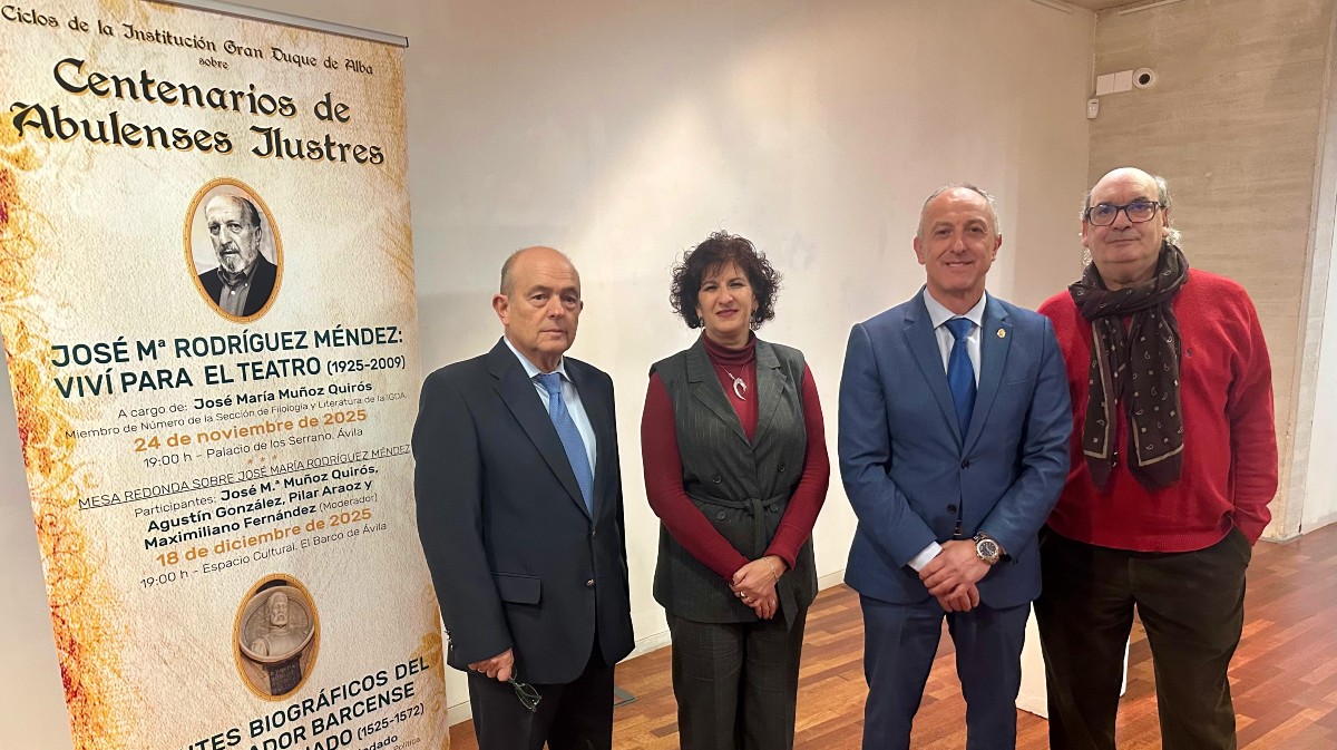 Conferencia del ciclo 'Centenarios? dedicada a Rodríguez Méndez en noviembre.