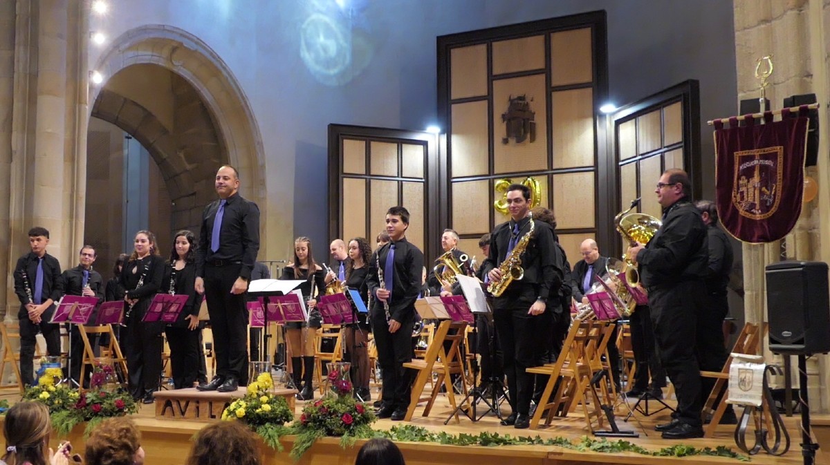 La Banda de M&uacute;sica de &Aacute;vila en 2024.