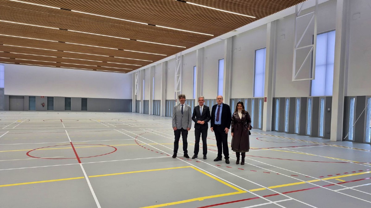 Listo el pabellón del Centro Integrado de FP, con dos plantas y rocódromo
