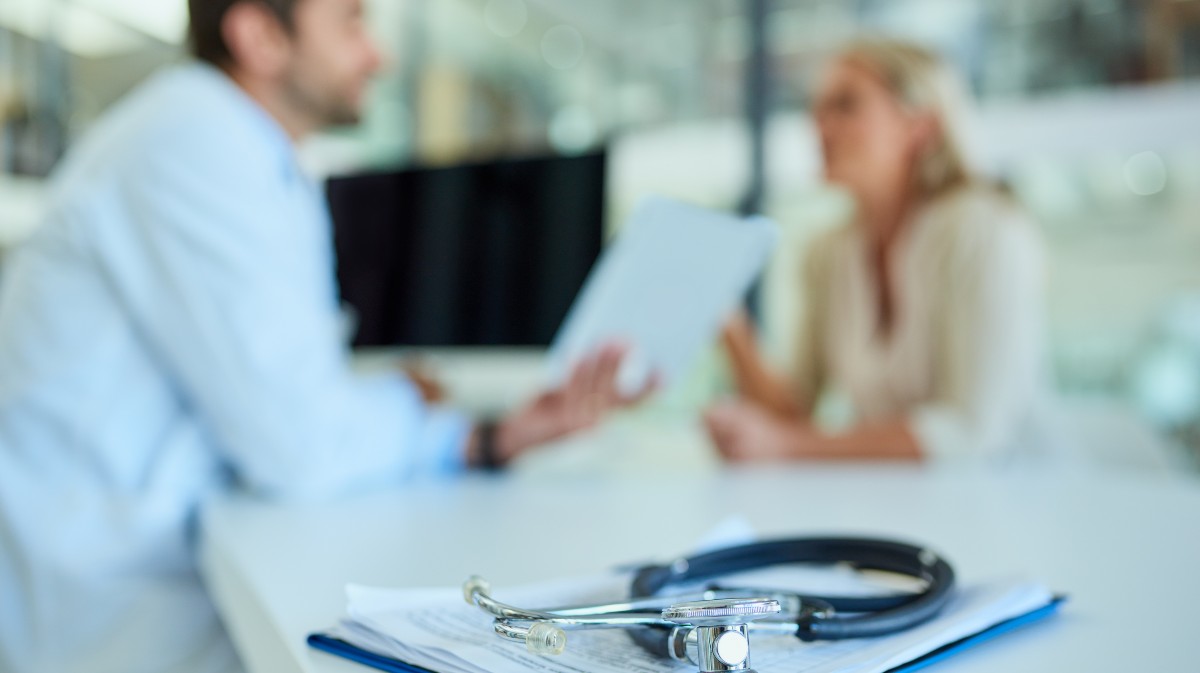 Imagen de archivo de una consulta médica.