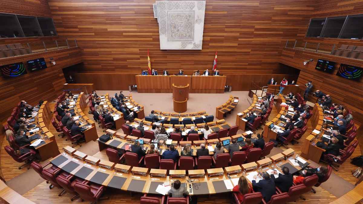 Imagen de archivo de un pleno de las Cortes.