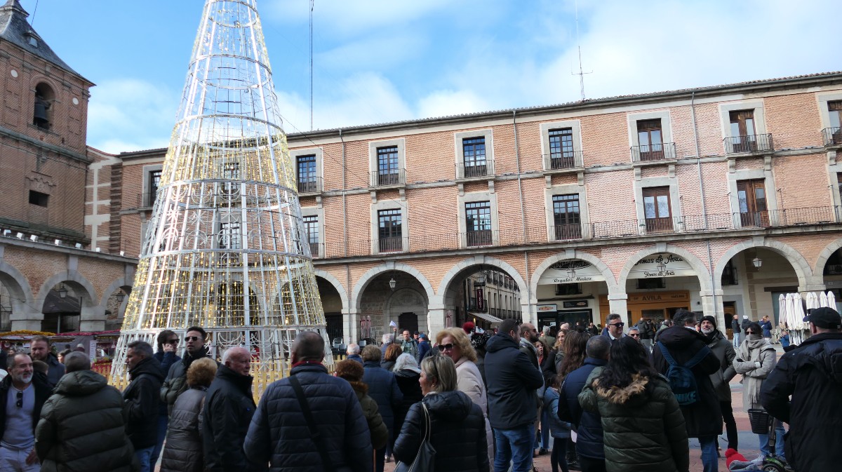 Turistas en Ávila el reciente puente festivo.