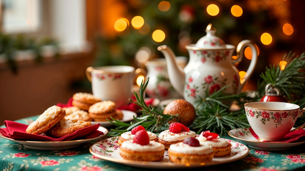 Imagen de productos de cocina navideña.