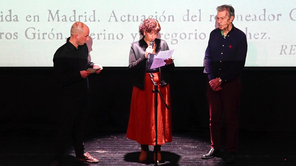 Acto del aniversario del Teatro Lagasca de El Barco de Ávila.