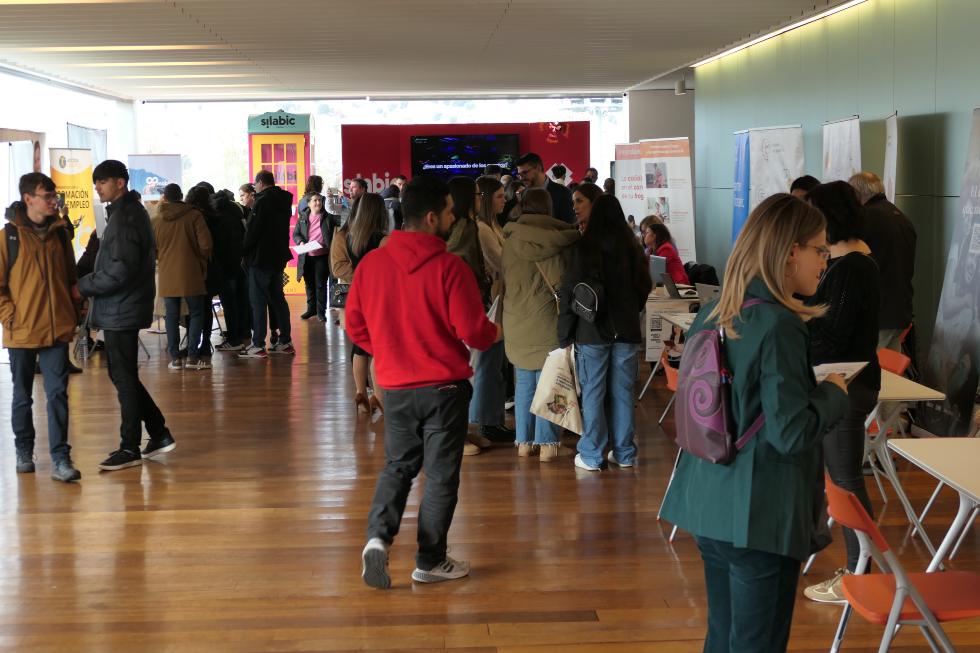 Feria de Empleo celebrada recientemente en Ávila.