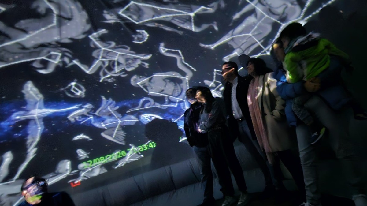 Planetario en el Centro Medioambiental San Nicol&aacute;s.