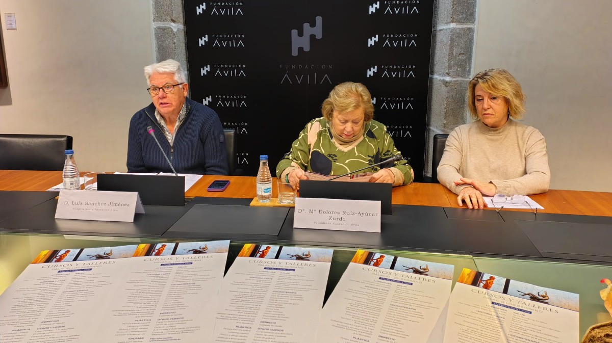 Presentación de los cursos y talleres de la Fundación Ávila.