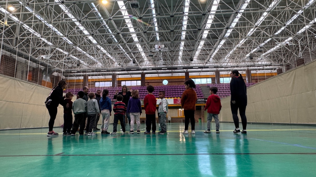 Ni&ntilde;os durante uno de los programas de animaci&oacute;n de invierno