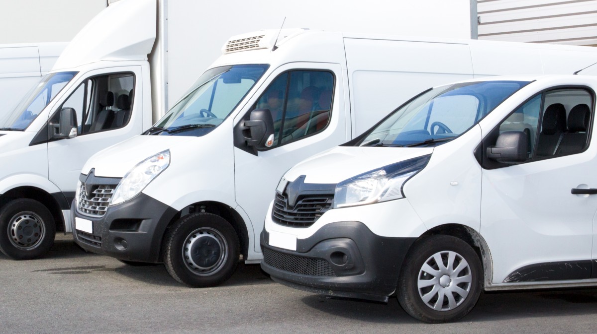 Imagen de archivo de furgonetas.