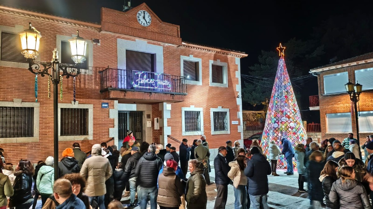 Ärbol de ganchillo en La Cañada.