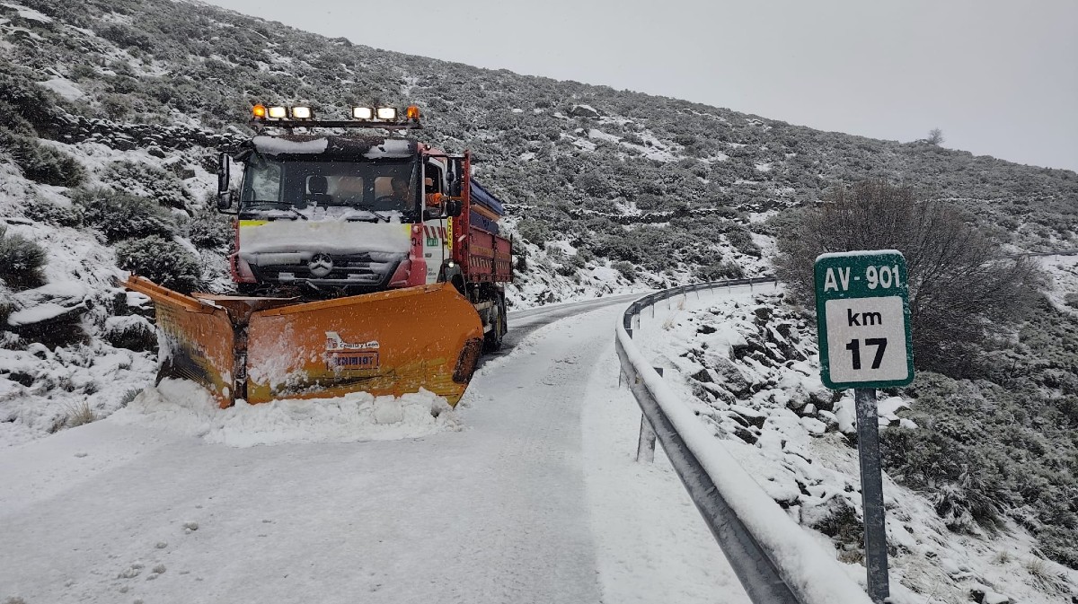 Puerto de Mijares en la ma&ntilde;ana del martes.