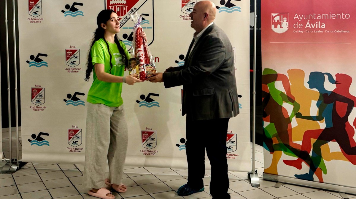 Mar&iacute;a Sacedo en la San Silvestre de Nataci&oacute;n.