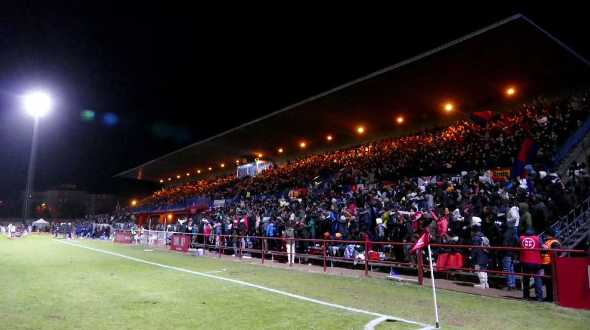 Real Ávila-Rayo Vallecano en la segunda eliminatoria de la Copa del Rey.