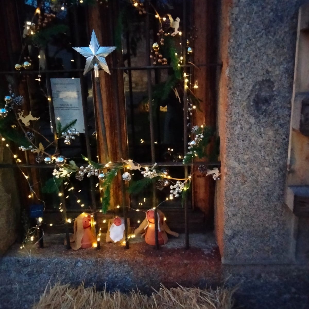 Decoraci&oacute;n navide&ntilde;a en las calles de Cill&aacute;n.