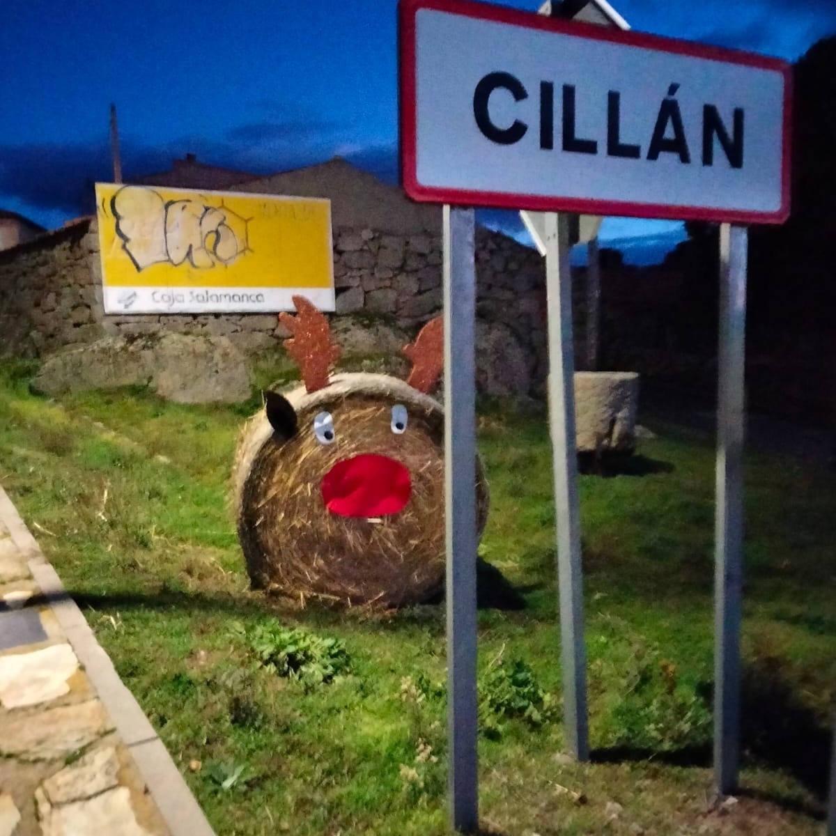 Decoraci&oacute;n navide&ntilde;a en las calles de Cill&aacute;n.