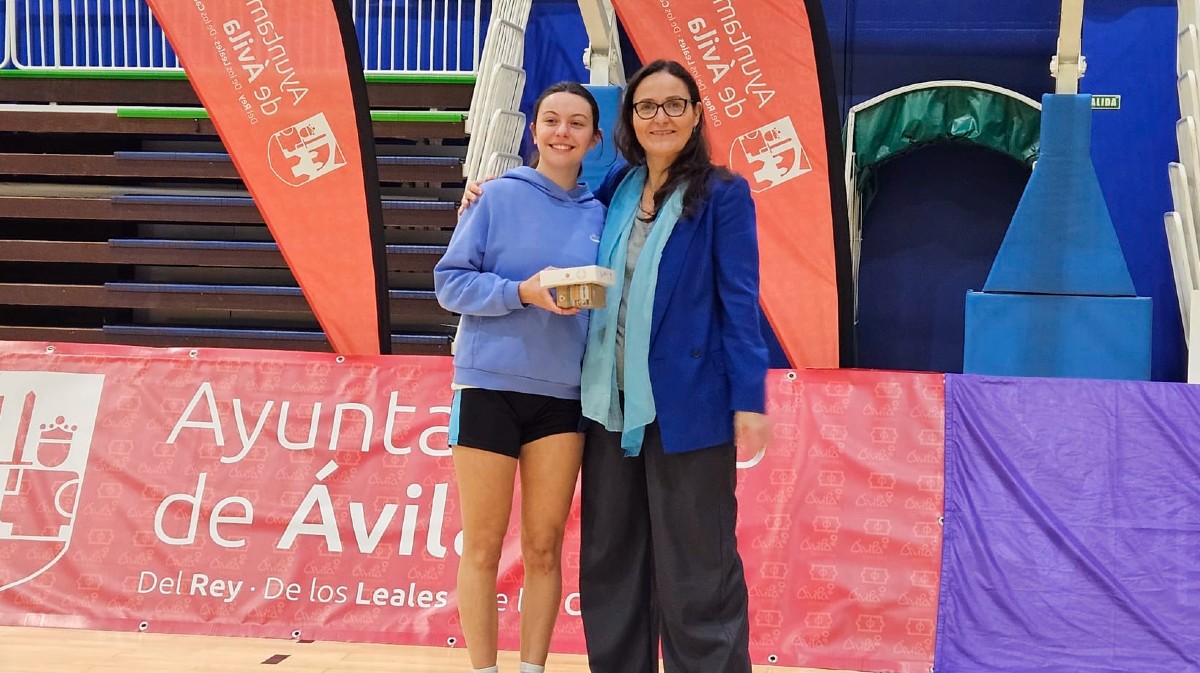 Sof&iacute;a Quir&oacute;s en el Torneo 3x3 ben&eacute;fico 'Ciudad de &Aacute;vila'.
