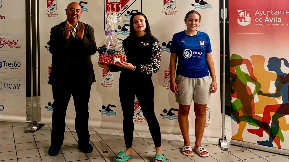 Paula Rodr&iacute;guez en la San Silvestre de Nataci&oacute;n.