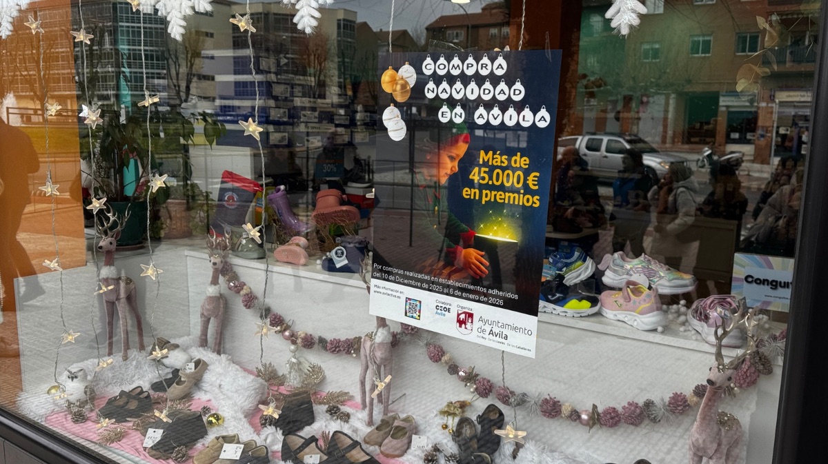 Carteles identificativos de los comercios participantes en la campaña Navideña