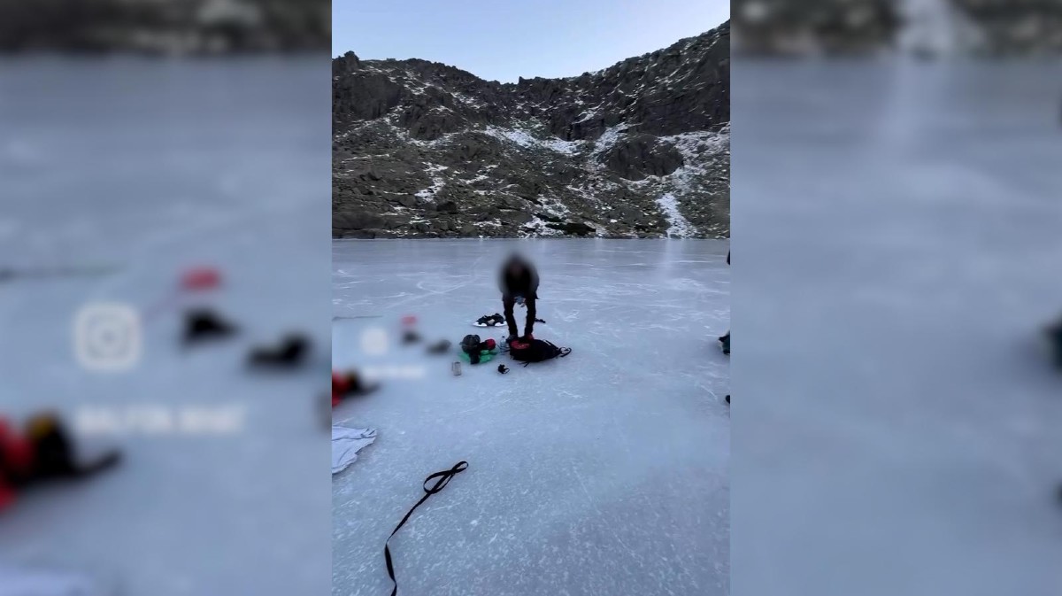 Imagen de los v&iacute;deos del influencer denunciado por actividades ilegales en Gredos.
