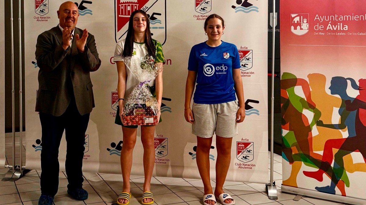 Mar&iacute;a Blas en la San Silvestre de Nataci&oacute;n.